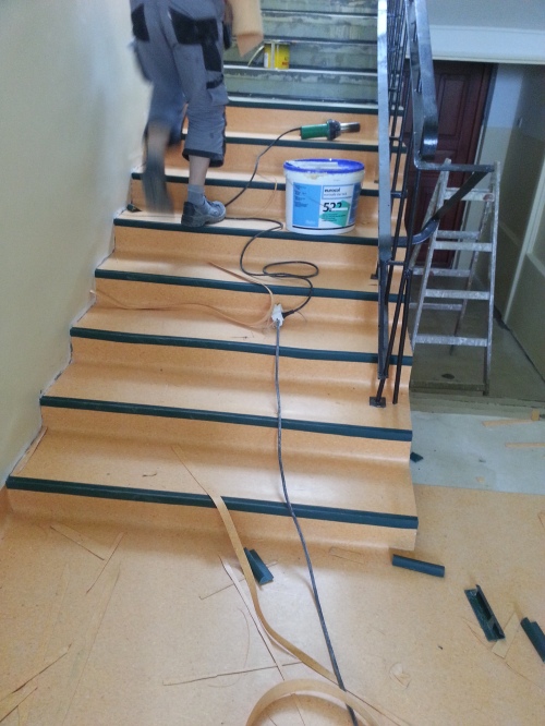 Prace PCV na schodach 2